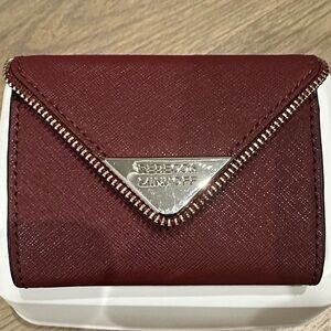 Rebecca Minkoff Dark Red Leather Wallet